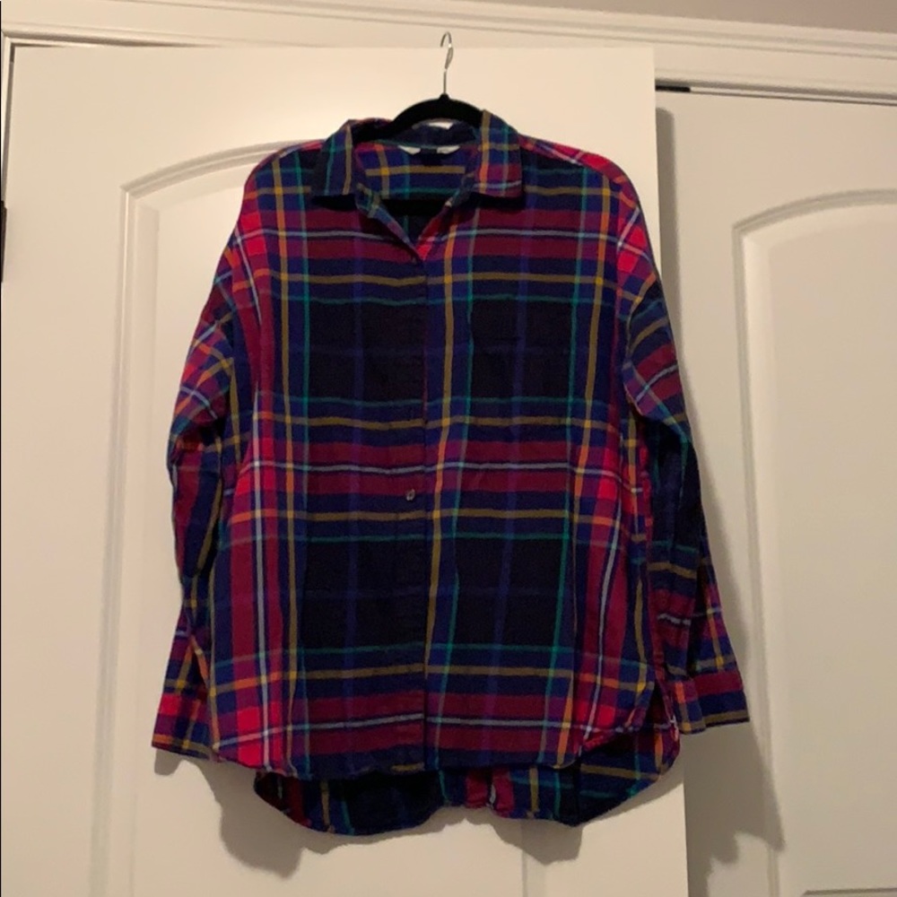 Flannel shirt with one pocket